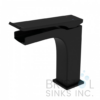LUCIA SINGLE HOLE VANITY FAUCET - MATTE BLACK FINISH